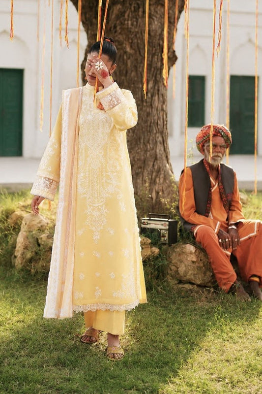 Embroidered Floral Cotton Lawn Suit Online in Dubai UAE Abudhabi Ajman Sharjah