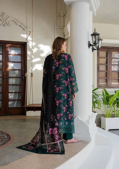 Embroidered Green Lawn Pakistani Suit Online in Dubai DXB UAE Abudhabi Meena Bazaar