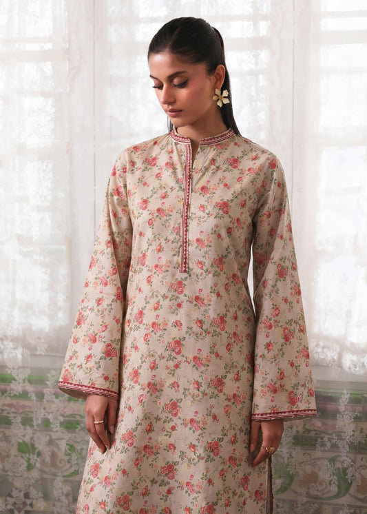 Embroidered Ivory Lawn Pakistani Suit Online in Dubai DXB UAE Abudhabi Meena Bazaar