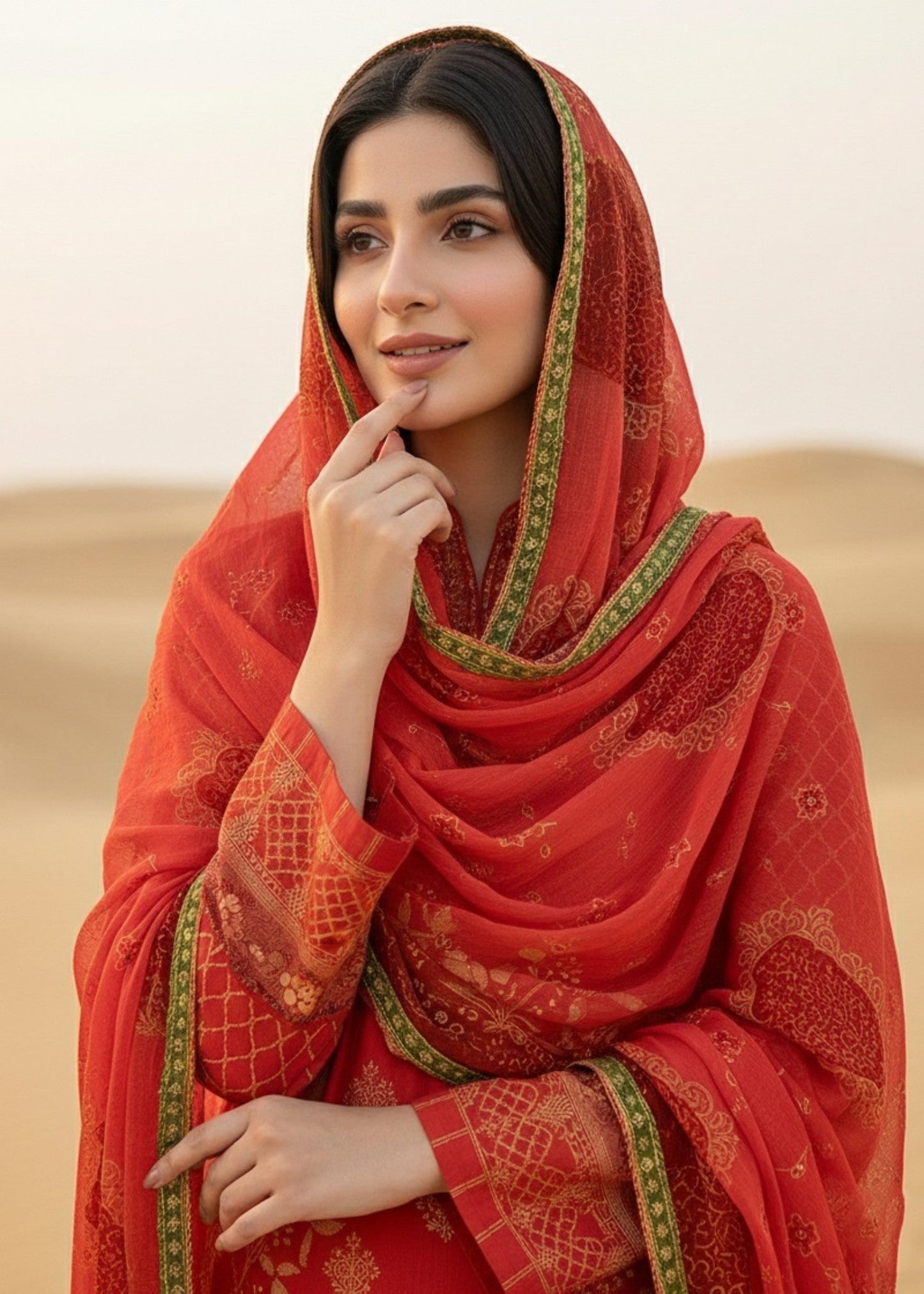 Embroidered Jacquard Straight Kurta with Cotton Trouser Online in Dubai UAE Abudhabi Ajman Sharjah