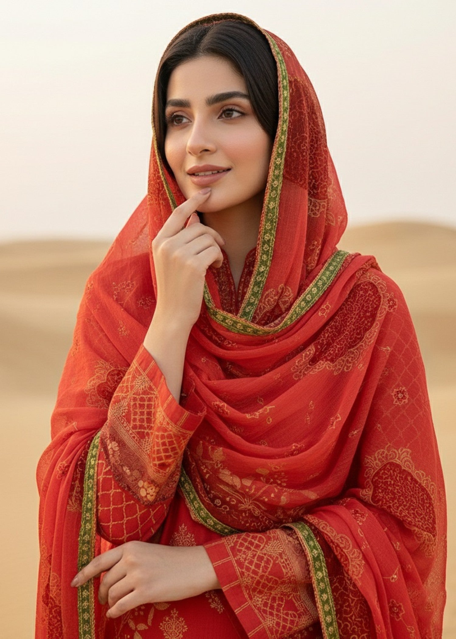 Embroidered Jacquard Straight Kurta with Cotton Trouser Online in Dubai UAE Abudhabi Ajman Sharjah