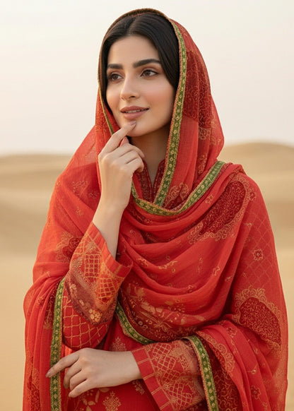 Embroidered Jacquard Straight Kurta with Cotton Trouser Online in Dubai UAE Abudhabi Ajman Sharjah
