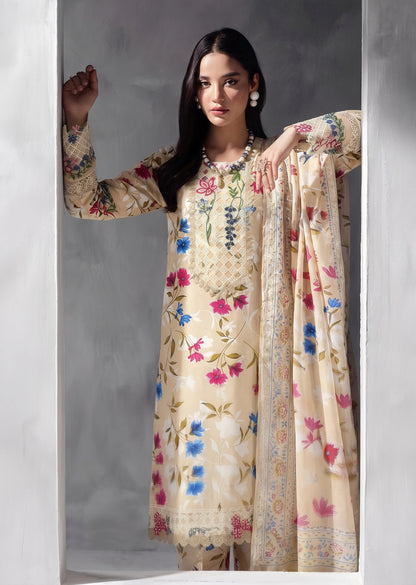Embroidered Kurta with Trouser and Dupatta Online in KSA Riyadh Saudi Arabia Oman Bahrain Qatar