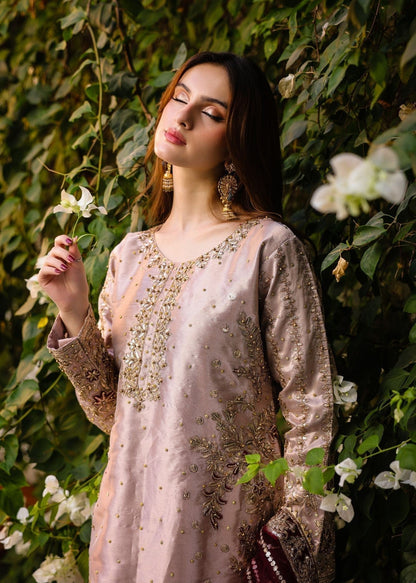 Embroidered Lavender Pink Festive Suit Online in Sri Lanka India Australia