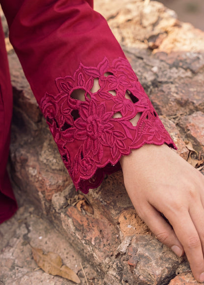 Embroidered Lawn Kurta Set for Women Online in Sri Lanka India Australia