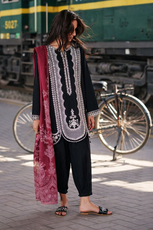Embroidered Lawn Ready to Wear Pakistani Suit Online in Dubai UAE Abudhabi Ajman Sharjah