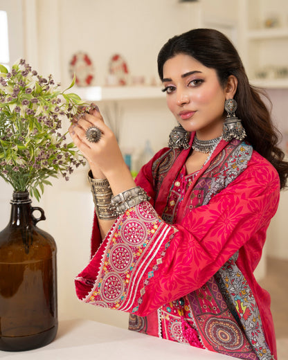 Embroidered Lawn Shalwar Kameez Online in Sri Lanka India Australia