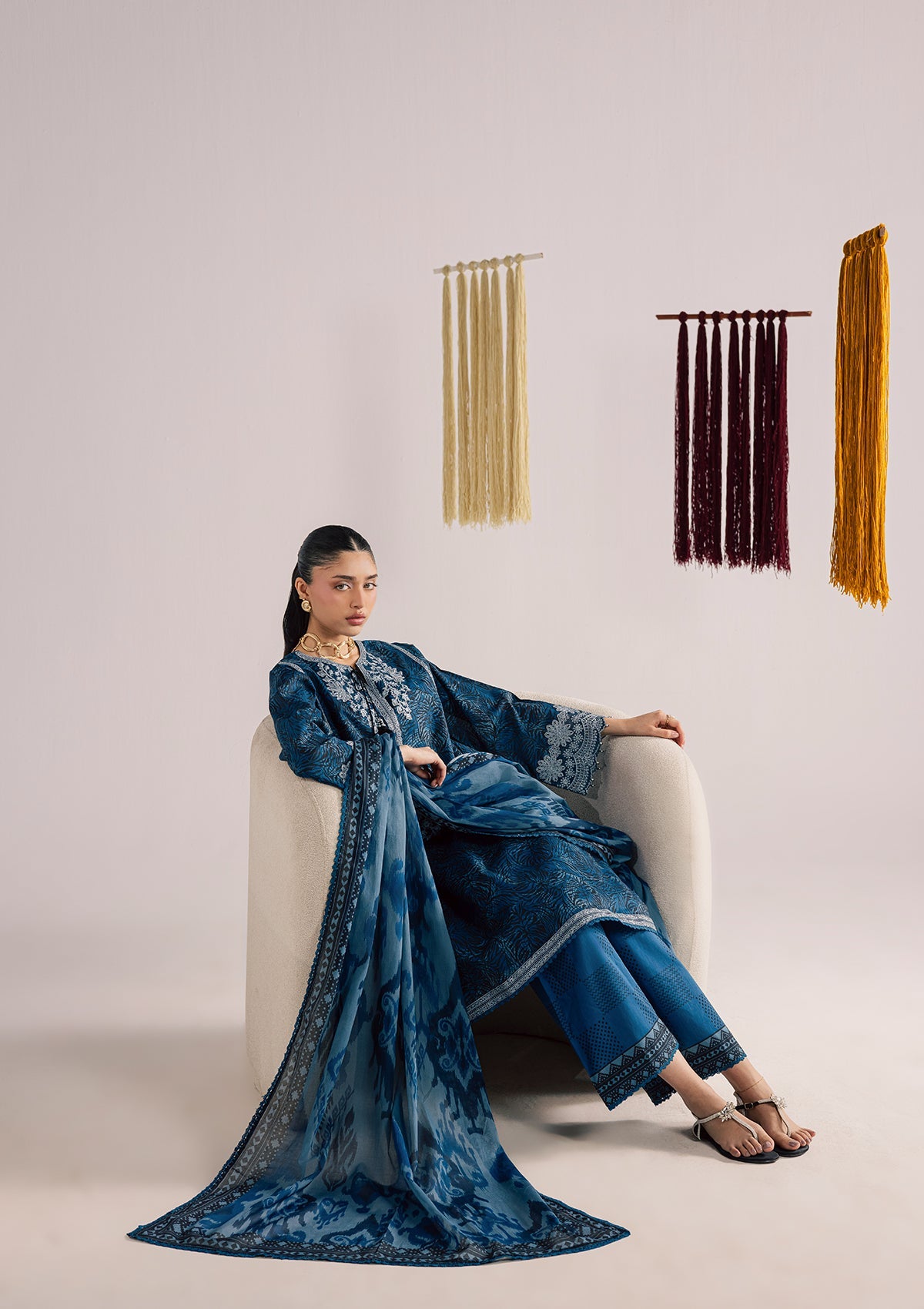 Embroidered Lawn Suit Daily Wear Online in Dubai DXB UAE Abudhabi Meena Bazaar
