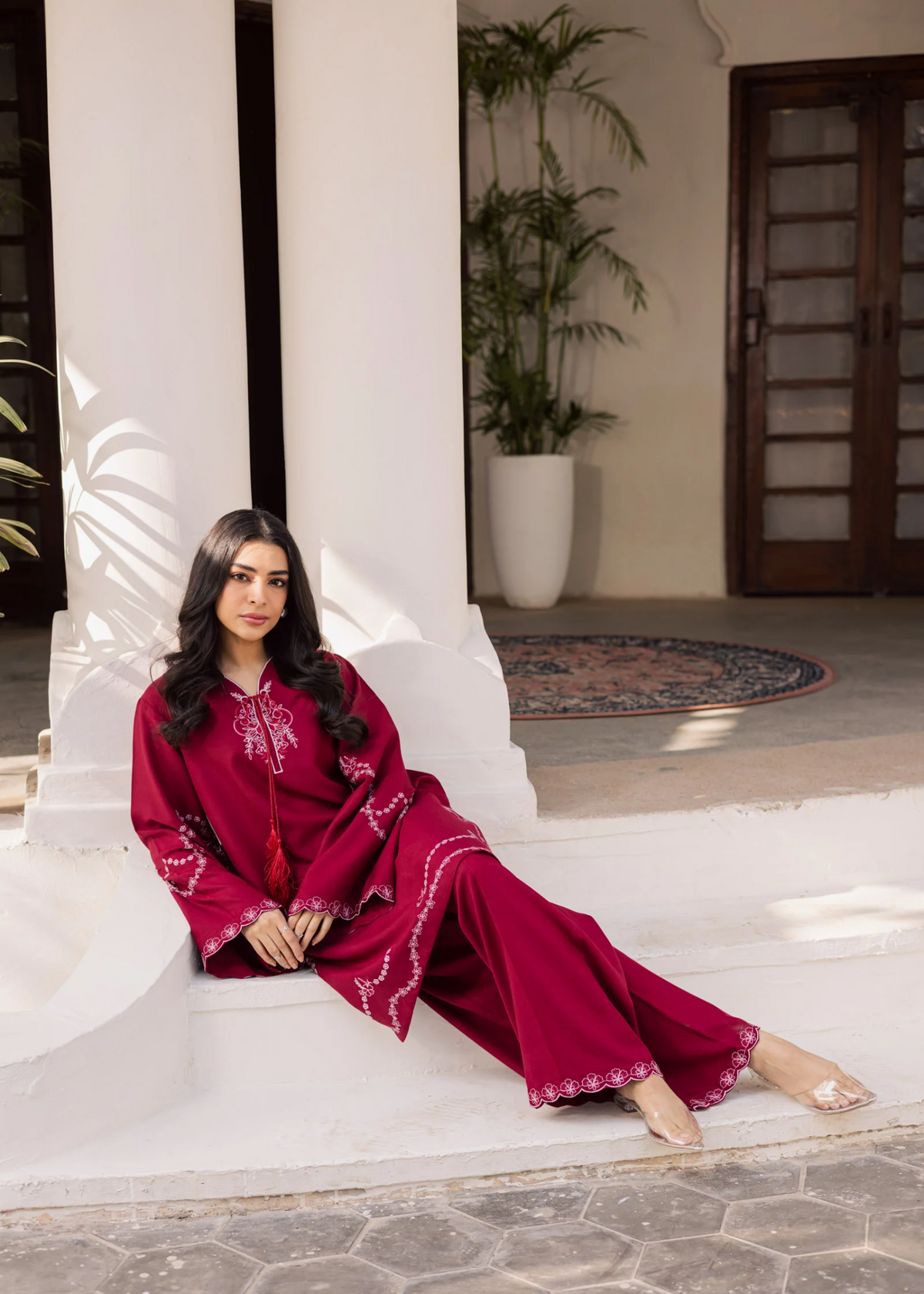 Embroidered Marina Pakistani Kurta Set Online in Sri Lanka India Australia