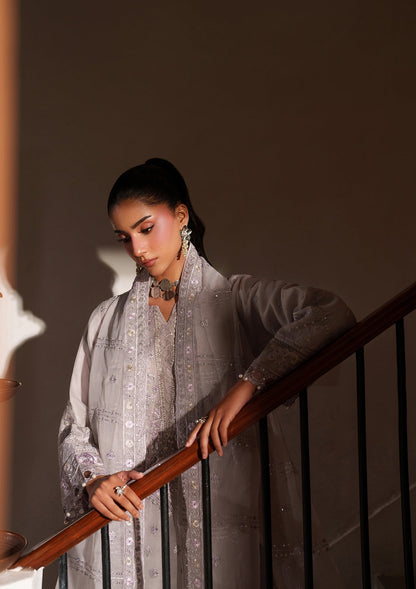 Embroidered Maroon Organza Ladies Suit Online in Dubai UAE Abudhabi Ajman Sharjah