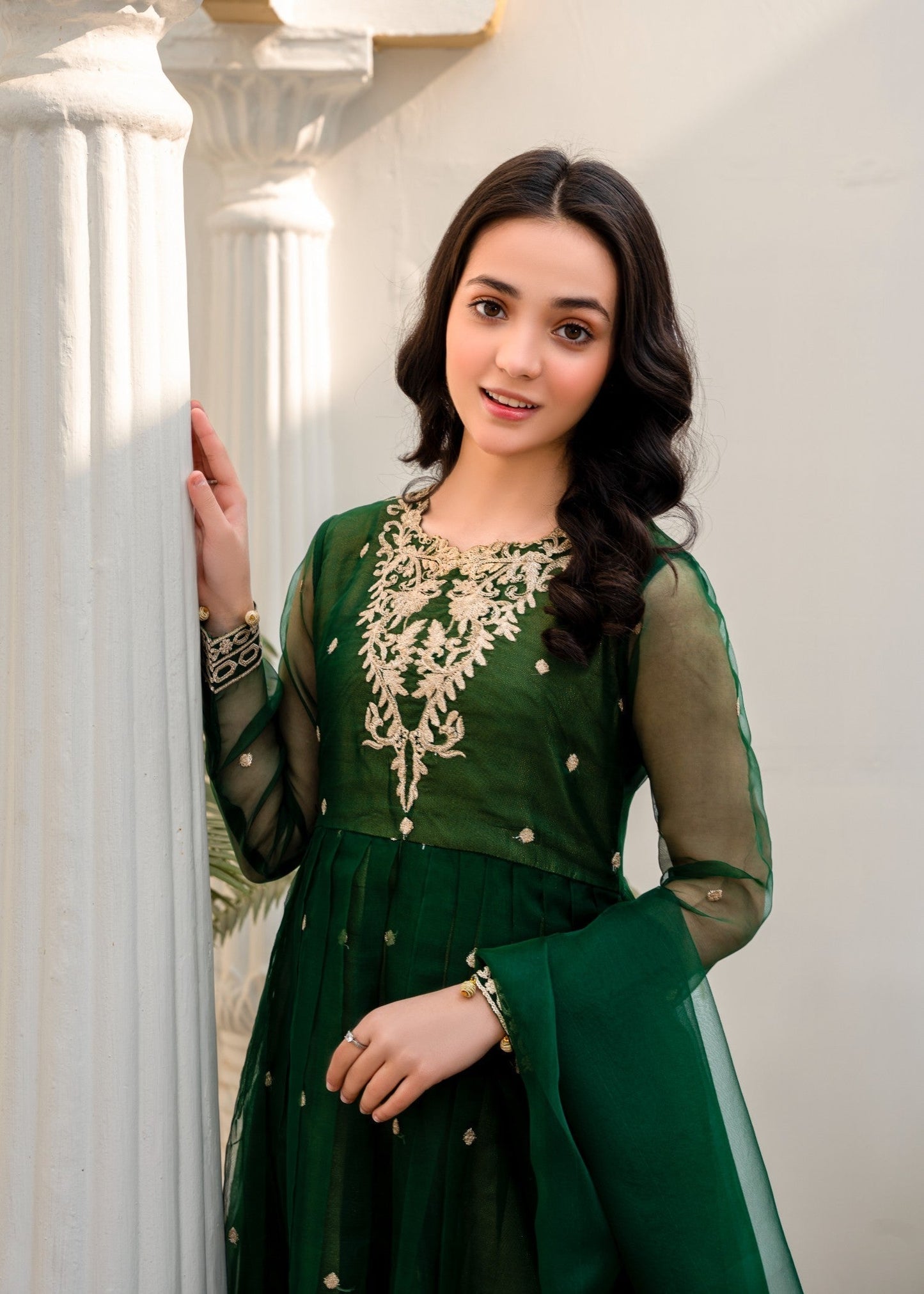 Embroidered Masuri Pishwas Set Online in Dubai DXB UAE Abudhabi Meena Bazaar
