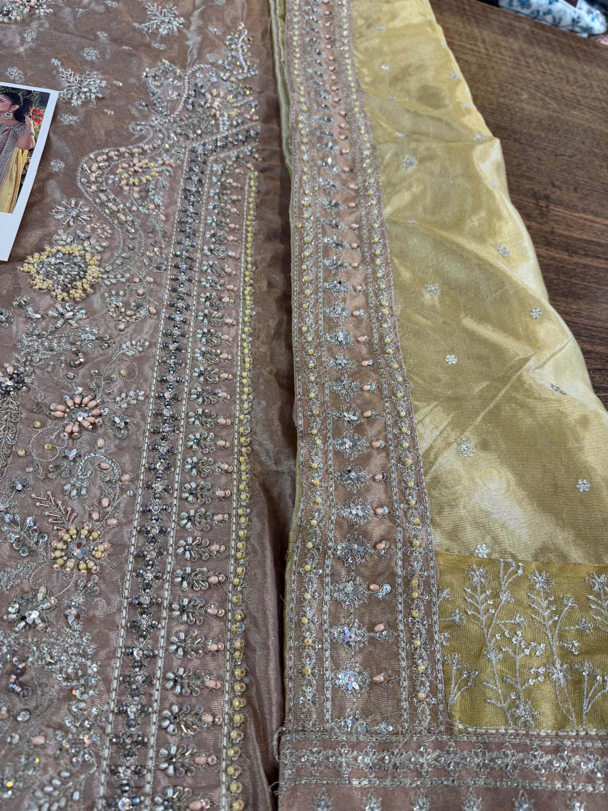 Embroidered maysuri Bridal Dress Material Online in Sri Lanka India Australia