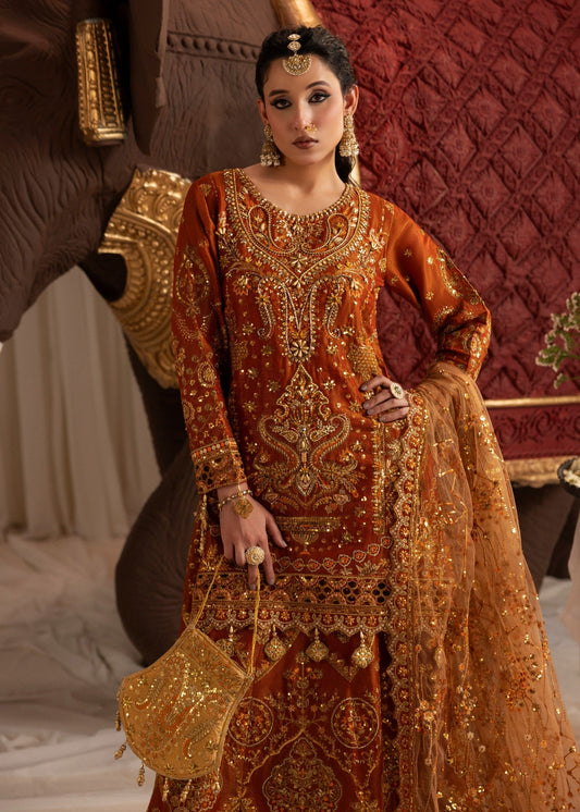 Embroidered Net Lehenga for Wedding Guest Online in KSA Riyadh Saudi Arabia Oman Bahrain Qatar