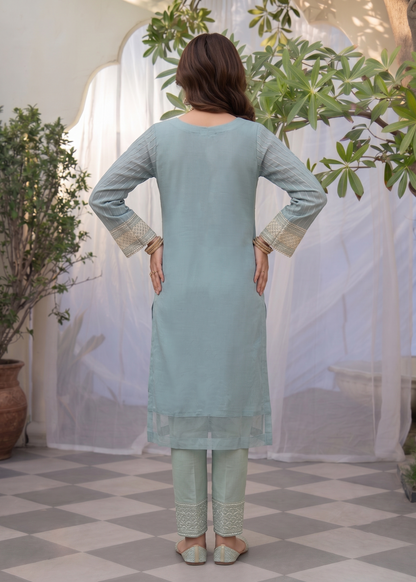 Embroidered Organza Pakistani Suit Online in Dubai UAE Abudhabi Ajman Sharjah