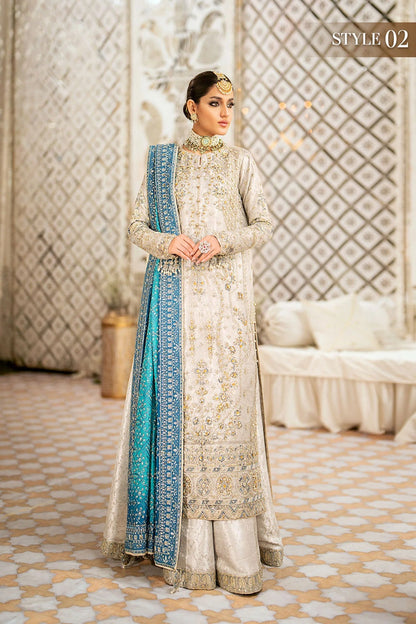 Embroidered Organza Salwar Kameez with Raw Silk Dupatta Online in KSA Riyadh Saudi Arabia Oman Bahrain Qatar