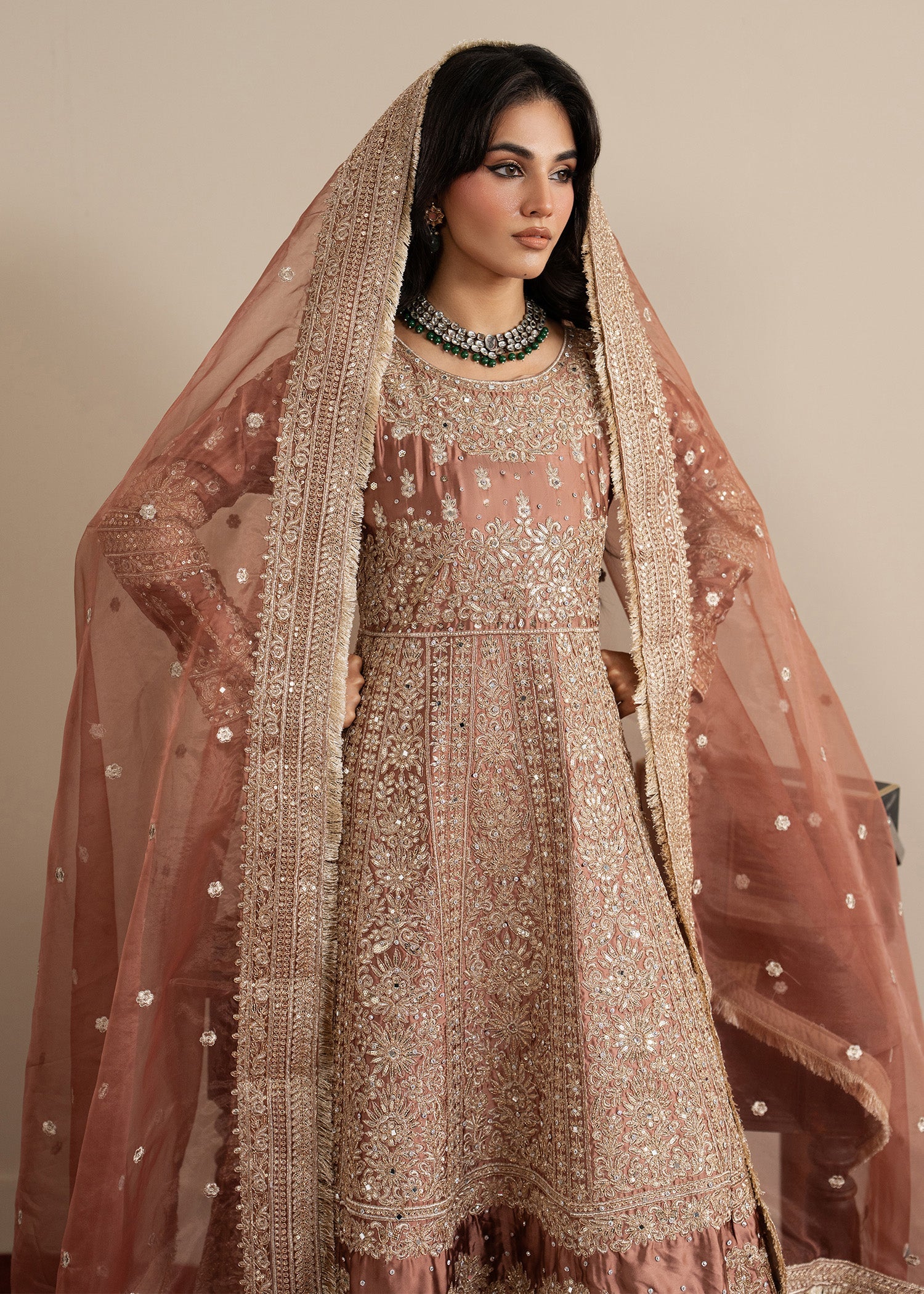 Embroidered Organza Sharara Suit for Women Online in KSA Riyadh Saudi Arabia Oman Bahrain Qatar