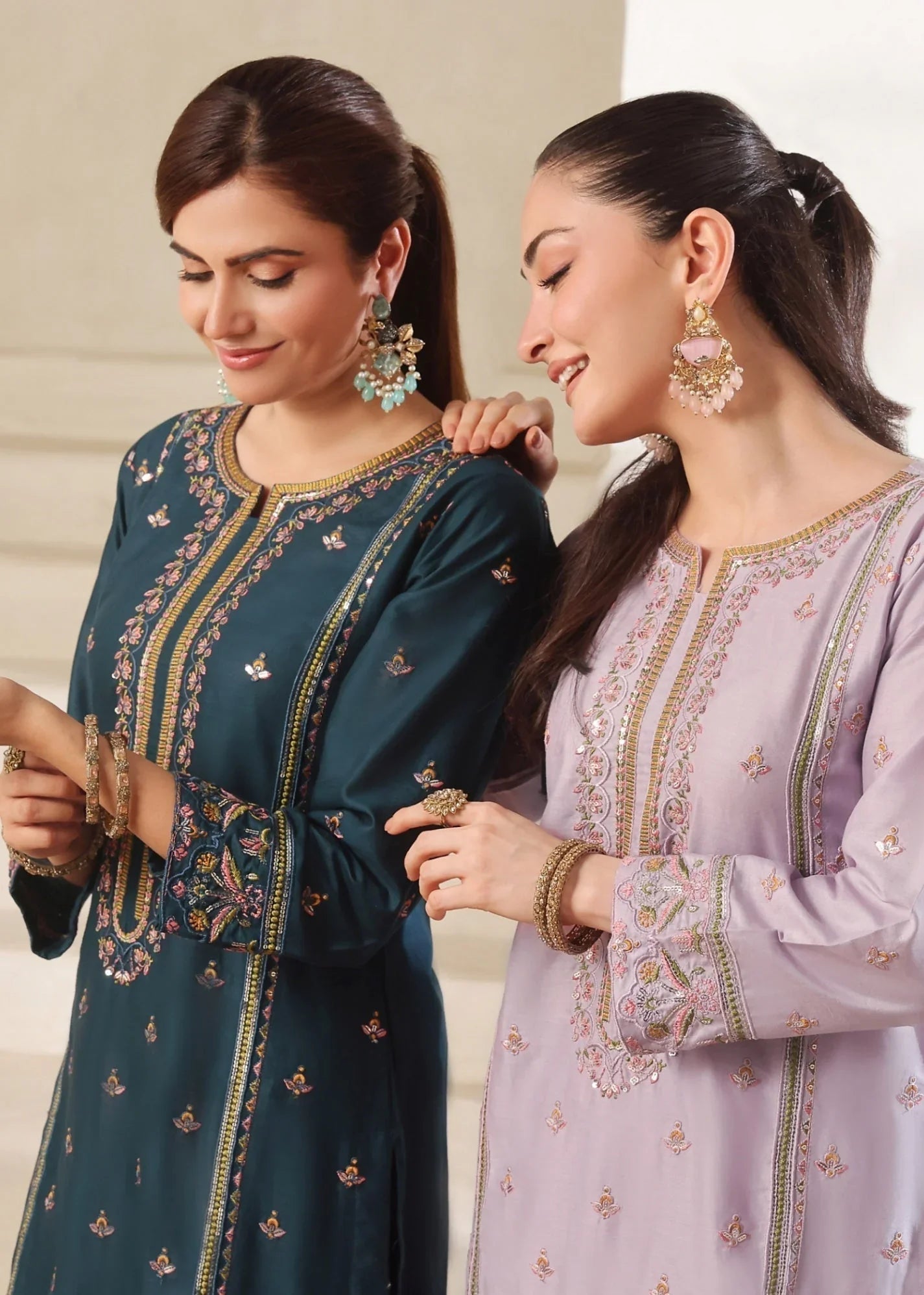Embroidered Sea Green Lawn Cotton Suit Online in Dubai DXB UAE Abudhabi Meena Bazaar