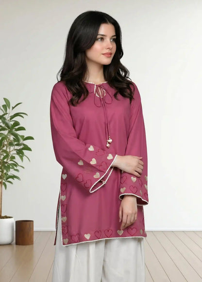 Embroidered Watermelon Cotton Pakistani Suit Online in Dubai DXB UAE Abudhabi Meena Bazaar