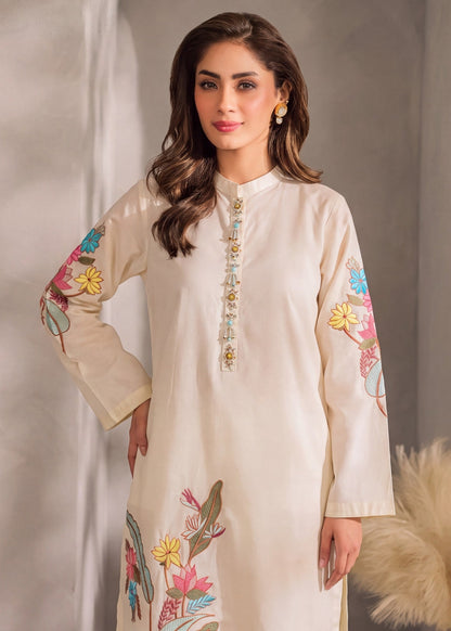 Embroidered Wheat Cotton Designer Salwar Suit Online in UK USA Canada