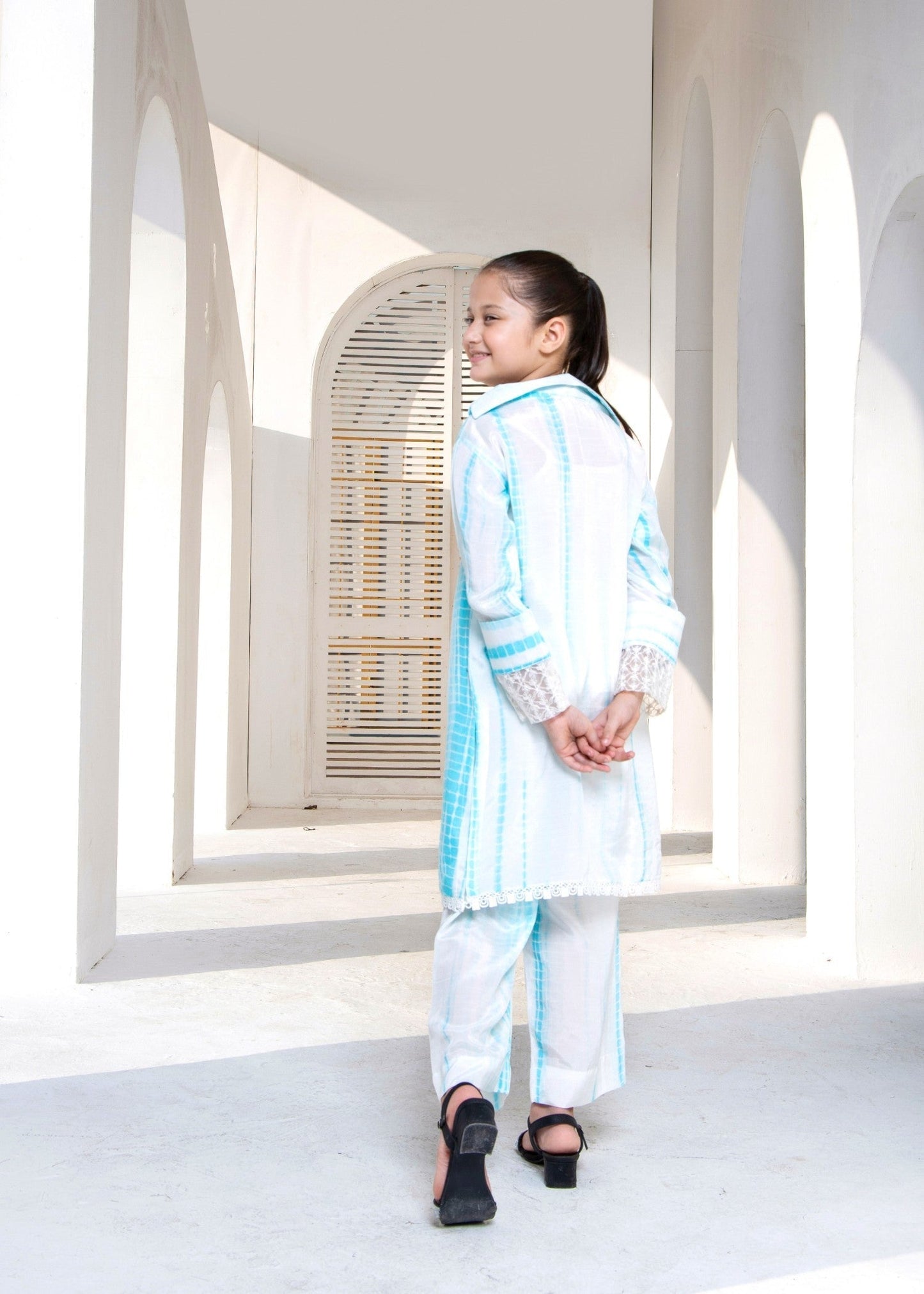 Embroidered White Raw Silk Salwar Kameez Online in UK USA Canada