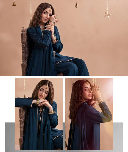 Embroidered Zinc Silk Ready to Wear Suit Online in Sri Lanka India Australia