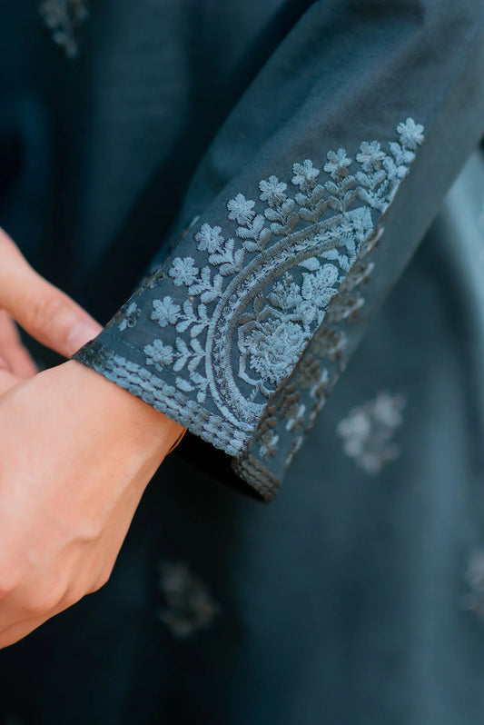 Embroidered Kurta with Straight Pants