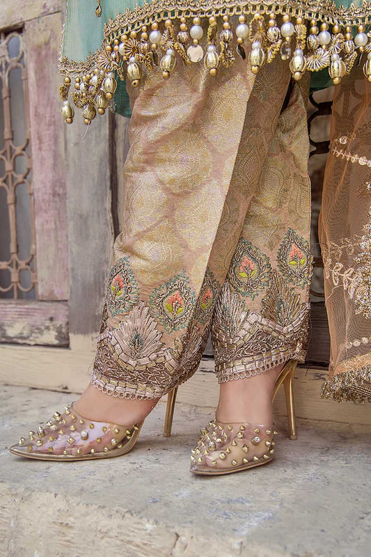 Rose Gold Pure Maysuri Suit Size 36