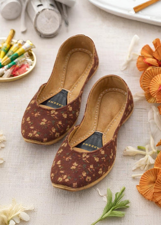 Ethnic Velvet Khussa for Women Online in KSA Riyadh Saudi Arabia Oman Bahrain Qatar
