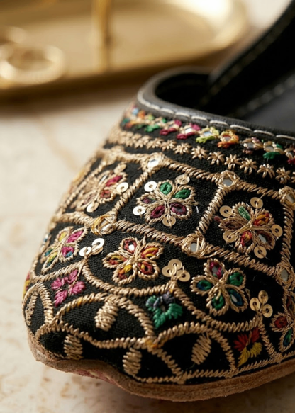 Ethnic Velvet Mojari for Women Online in UK USA Canada
