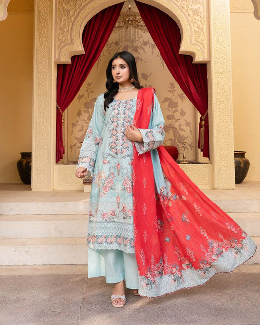 Festive Dhanak Plazo Suit with Sequence Work Online in Sri Lanka India Australia