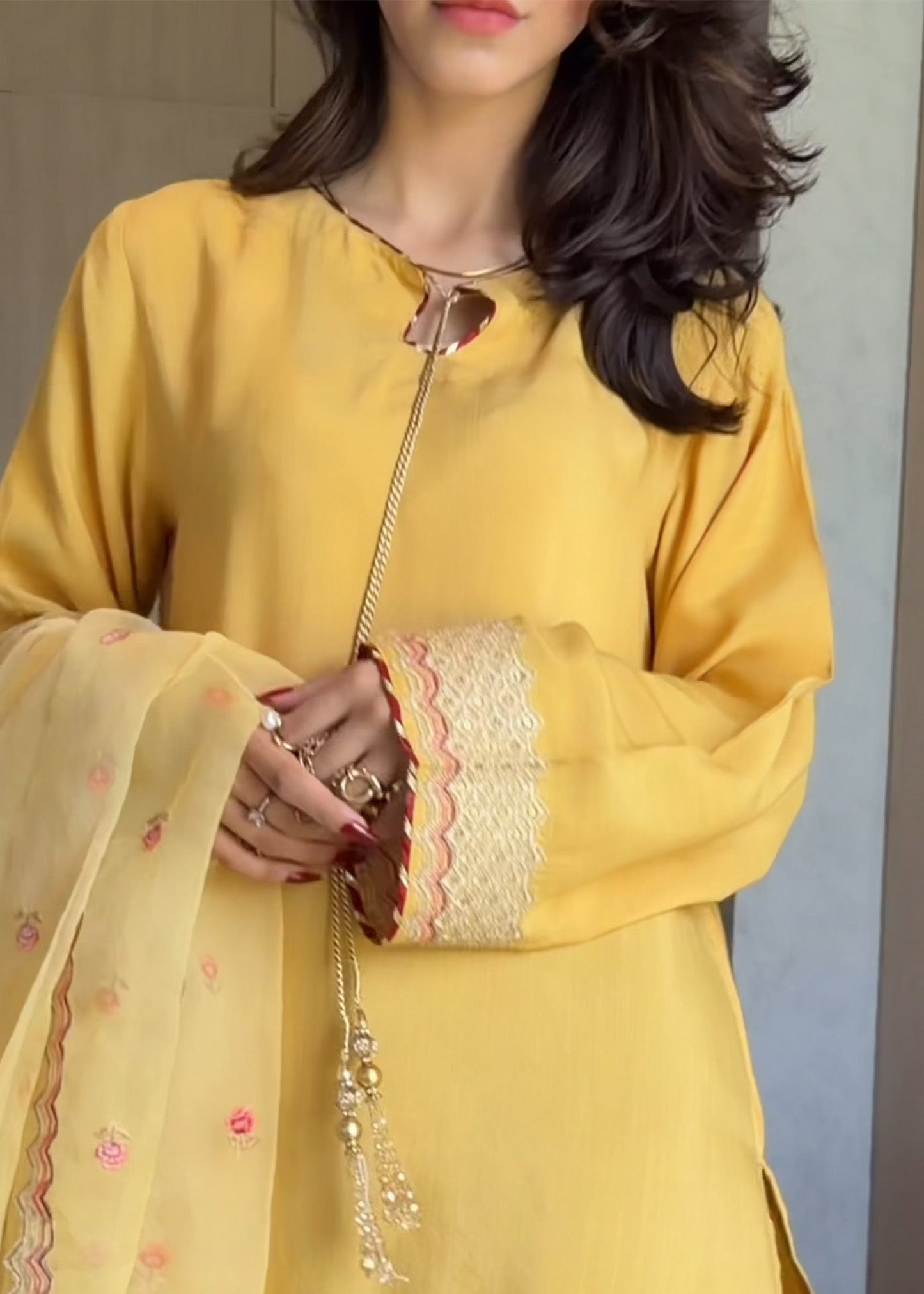 Festive Embroidered Raw Silk Farshi Shalwar with Organza Dupatta Online in Dubai UAE Abudhabi Ajman Sharjah