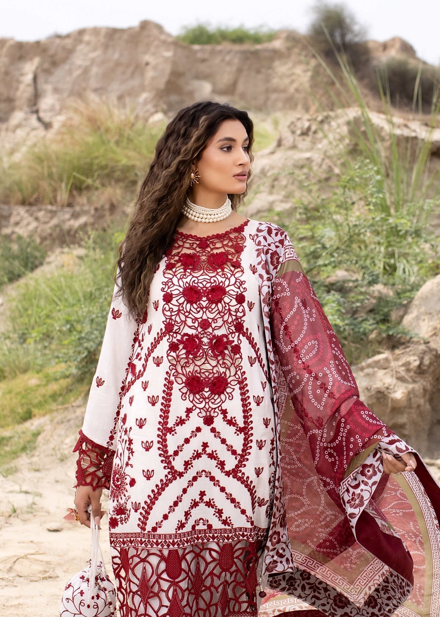 Festive Embroidered Raw Silk Kurta Set Online in Dubai DXB UAE Abudhabi Meena Bazaar