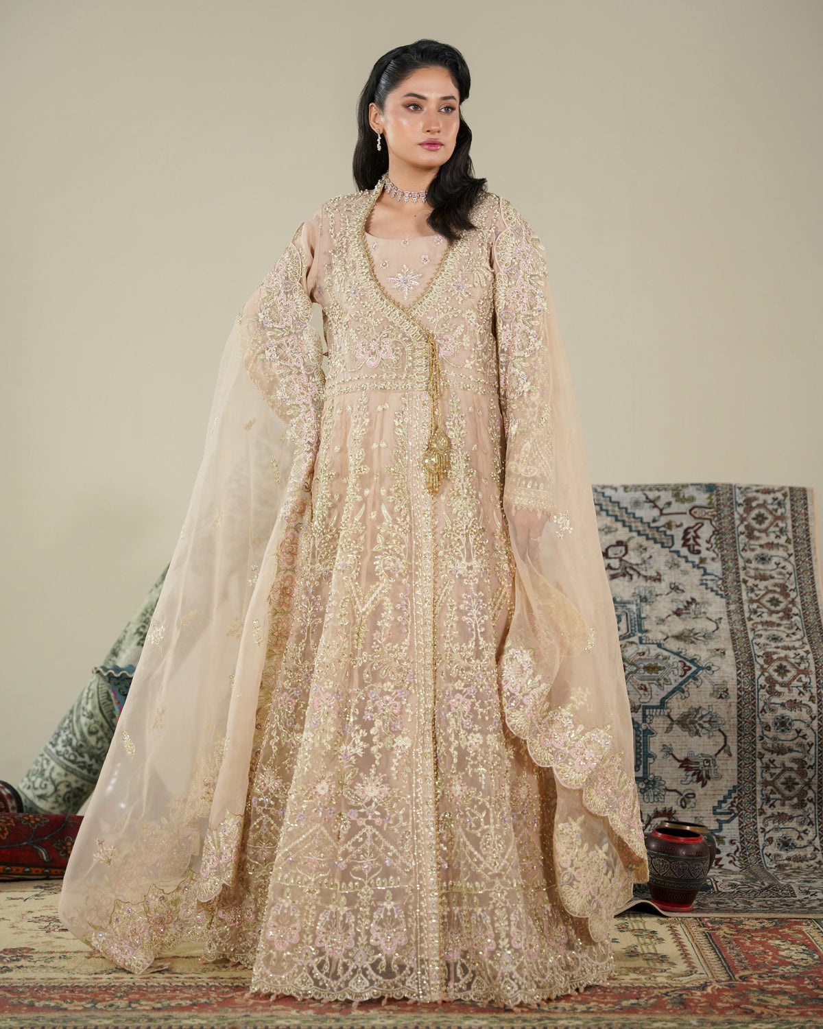 Festive Net Maxi with Grip Trouser Online in Sri Lanka India Australia