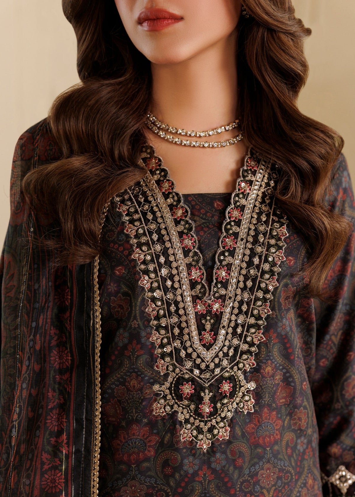 Festive Party Wear Black Embroidered Shalwar Kameez Online in UK USA Canada