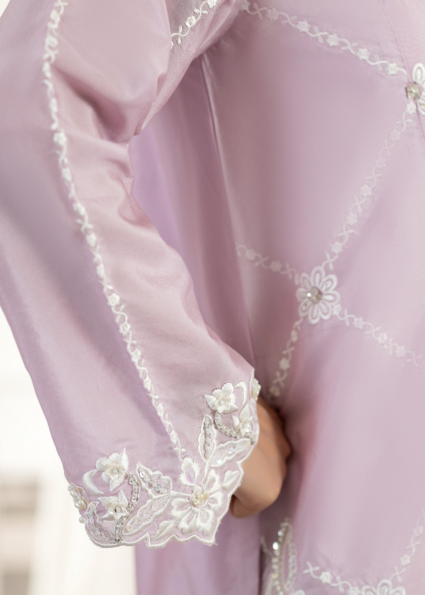 Festive Party Wear Lilac Silk Kurta Pajama Online in Sri Lanka India Australia