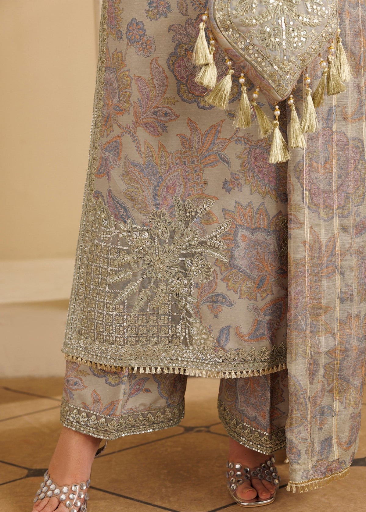Festive Party Wear Mint Green Pakistani Designer Suit Online in Sri Lanka India Australia