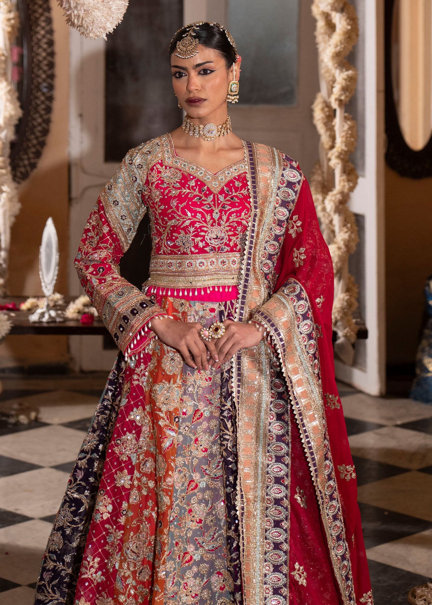 Festive Wear Charmuse Lehenga Choli Online in KSA Riyadh Saudi Arabia Oman Bahrain Qatar