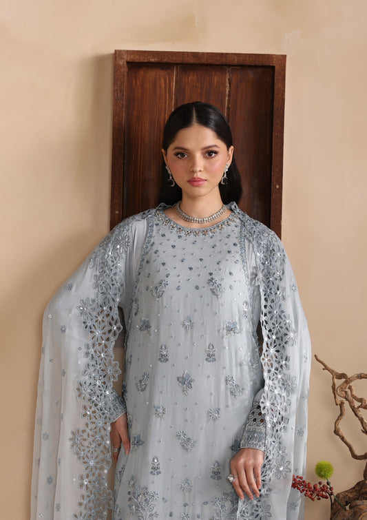 Festive Wear Embroidered Chiffon Kurta Suit Online in Sri Lanka India Australia