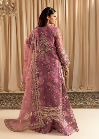 Festive Wear Lavender Organza Suit Online in Sri Lanka India Australia