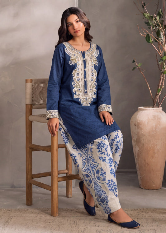 Fine Khaddar 2 Piece Kurta Set Daily Wear Online in Sri Lanka India Australia