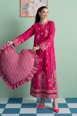 Folly Embroidered Lawn Kaftan Online in Dubai UAE Abudhabi Ajman Sharjah