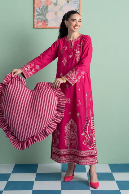 Folly Embroidered Lawn Kaftan Online in Dubai UAE Abudhabi Ajman Sharjah