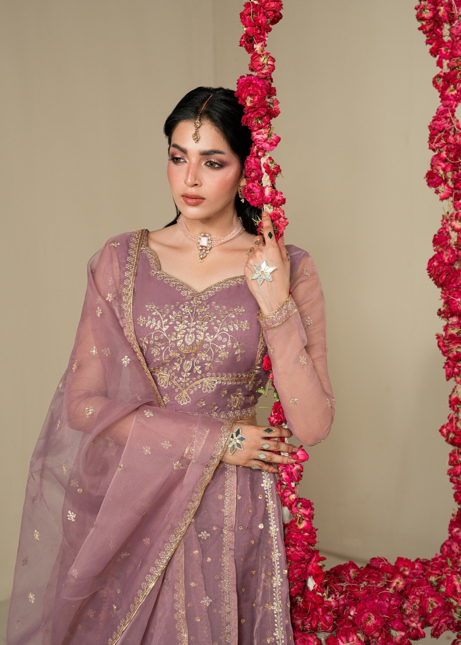 Formal Organza Lehenga Choli for Women Online in Sri Lanka India Australia