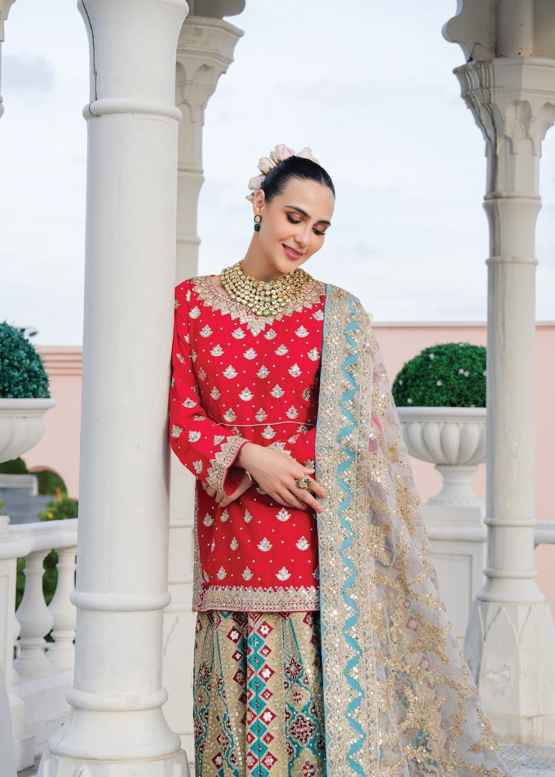 Formal Wear Chiffon Lehenga with Dupatta Online in Sri Lanka India Australia
