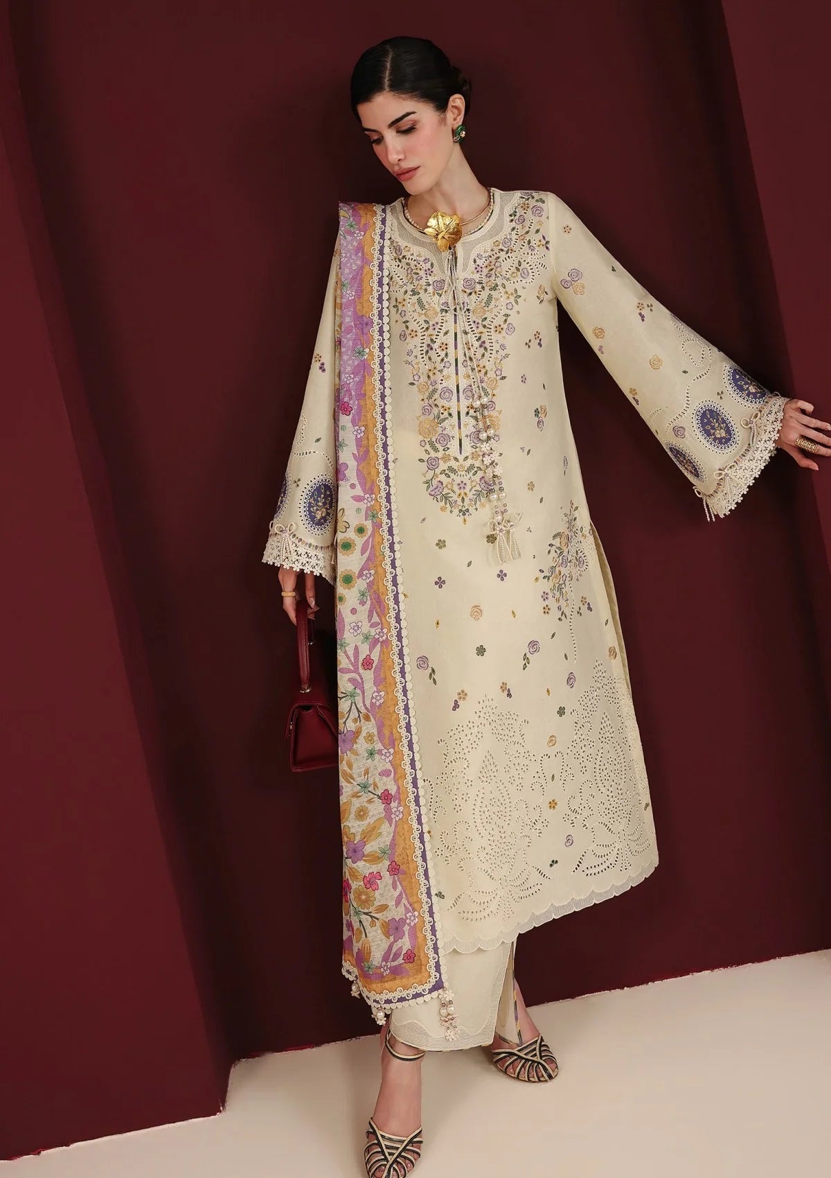 Formal Wear Skin Lawn Pakistani Suit Online in UK USA Canada