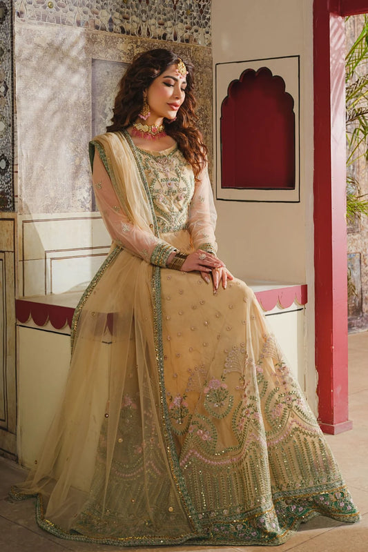 Sequins Embroidered Net Anarkali