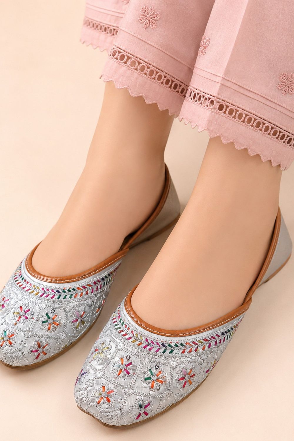Frost Sole Khussa Ethnic Shoes Online in Dubai UAE Abudhabi Ajman Sharjah