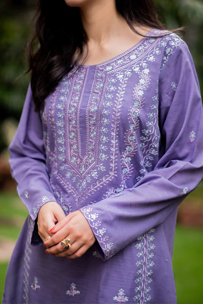 Lavender Kurta with Straight Pants