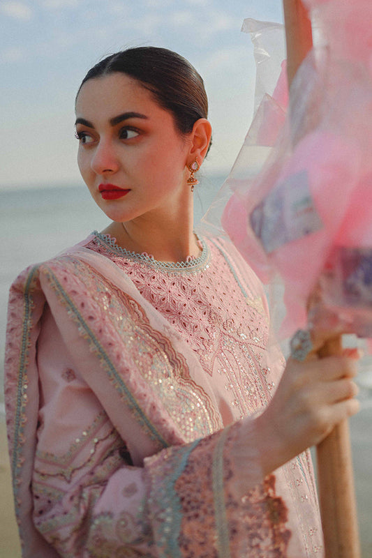 Pastel Pink Chikankari Lawn Suit