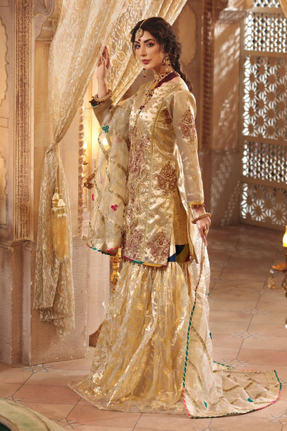 Gold Maysuri Gharara (Made-to-Order)